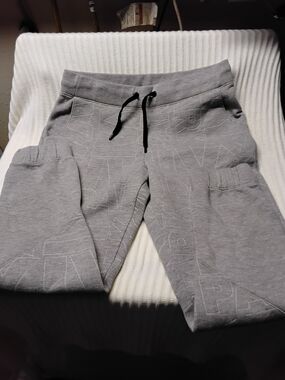 IVY PARK Gray Quilted Jacket with Logo Stitching